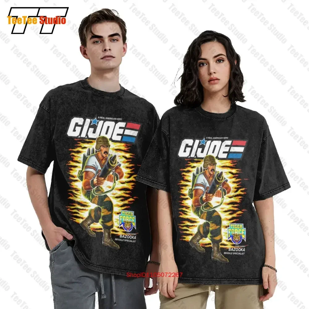 Box Art Bazooka Gi Joe T-Shirt surdimensionné 5F2J