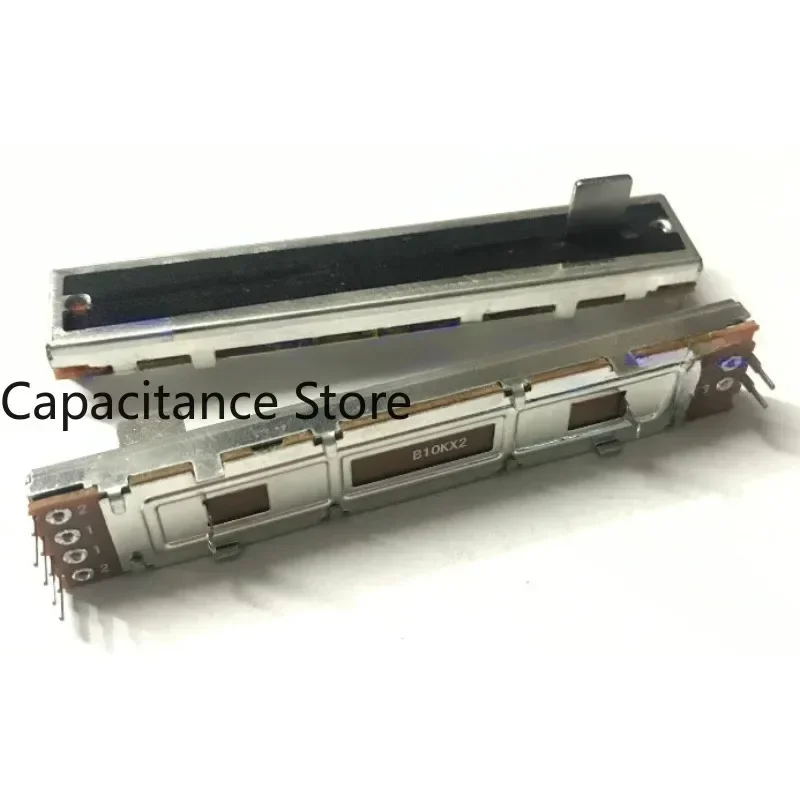 5PCS SC609G mixer 88mm sliding potentiometer dual B10K channel volume pusher handle length 10mm