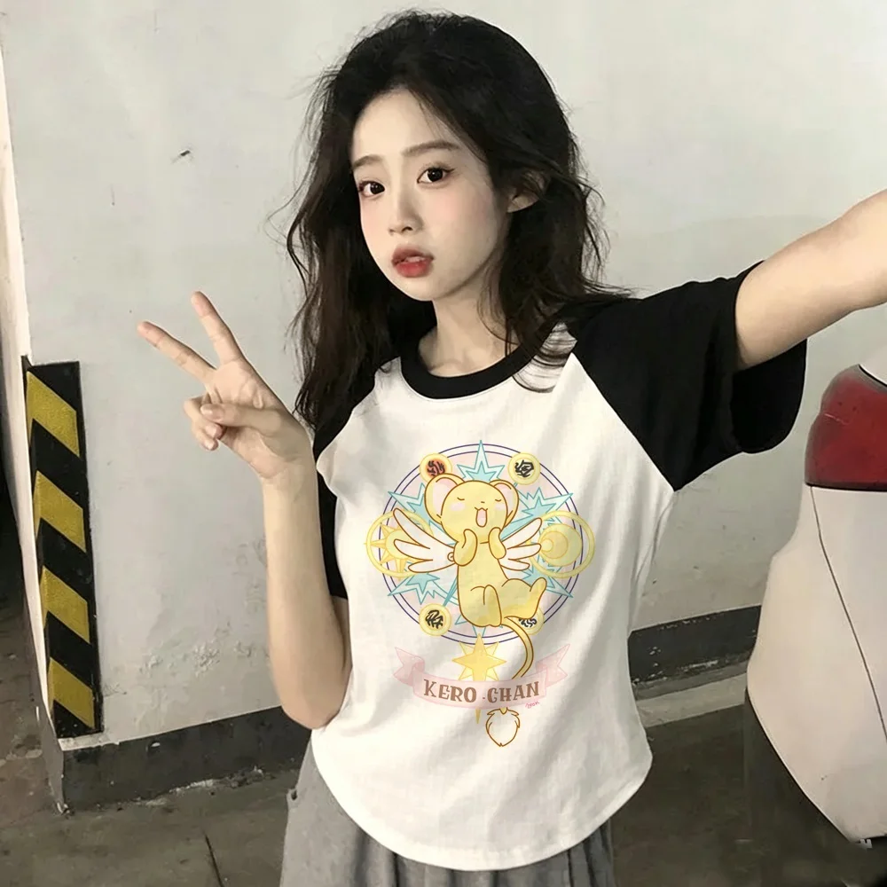 Sakura Card Captor shirt girl Psychedelic jojifuku cheap t-shirt graphic streetwear Psychedelic gothic cutecore