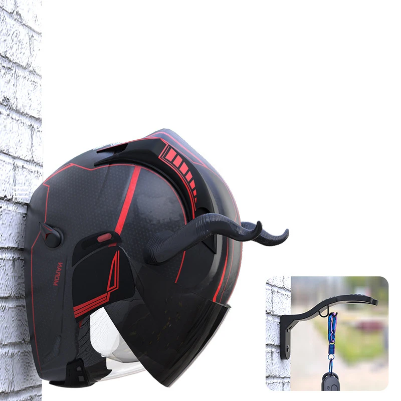 1PC Motorcycle Helmet Hook Racks Multipurpose Hook Hanger Home Luggage Jacket Holders Kitchen Cabinet Shelf Wall Mount Hooks