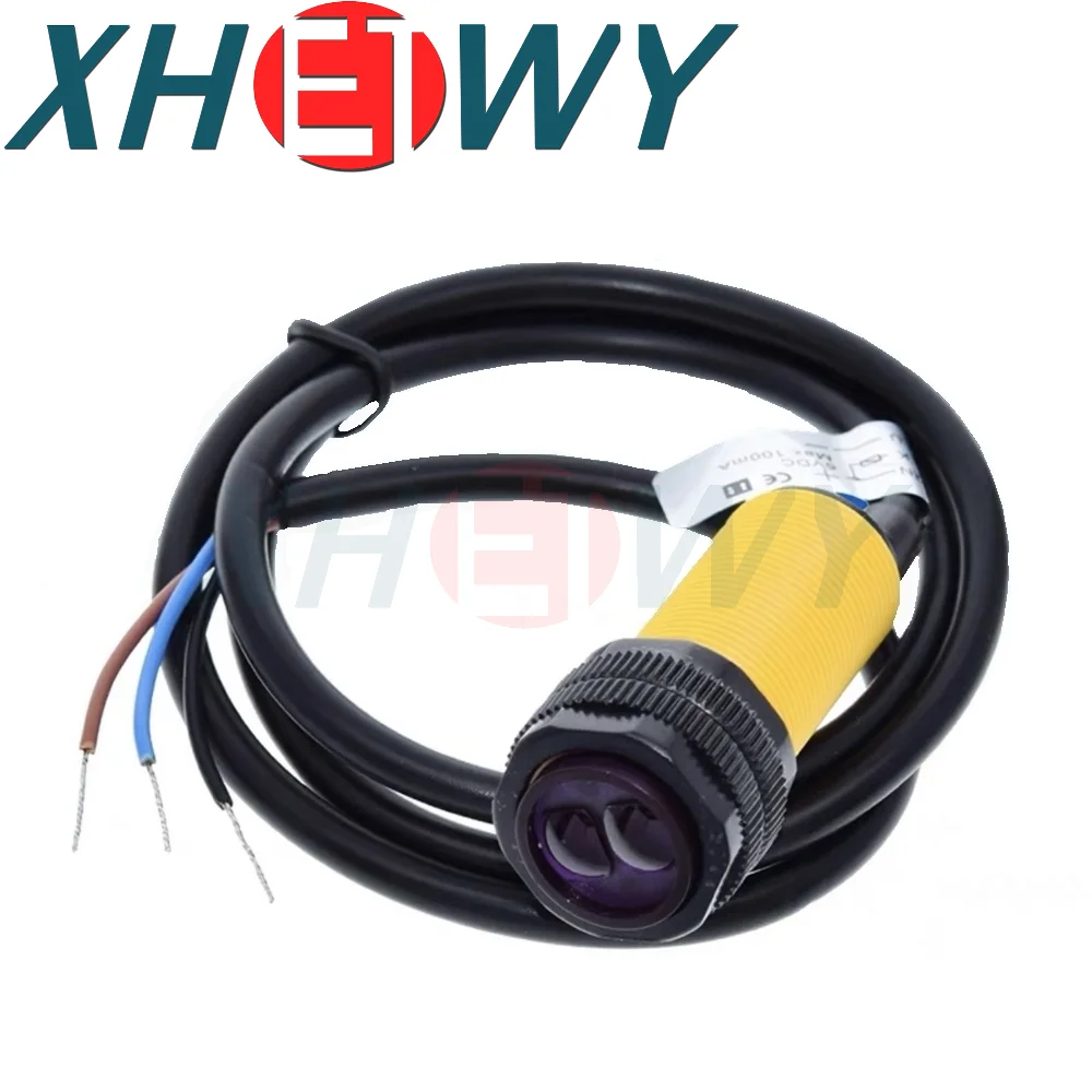 E18-D80NK Infrared Obstacle Avoidance Photoelectric Sensor Proximity Switch 3-80cm Detection Range Adjustable