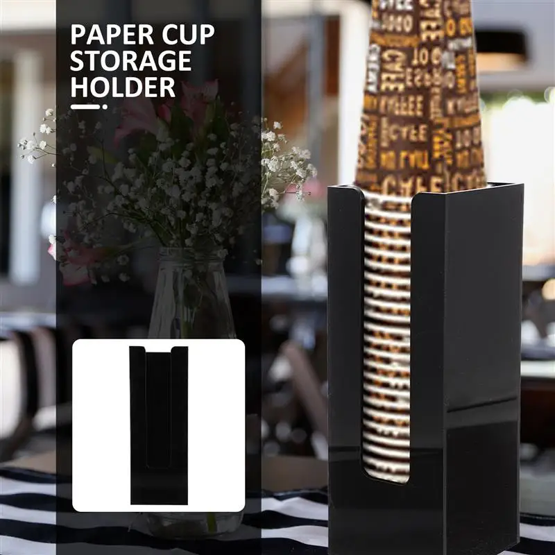 Paper Coffee Cup Organizer Dispenser Milk Tea Shop Office Paper Cup Holder Organizer for Living Room Guest Room Counter NEW - Image 5