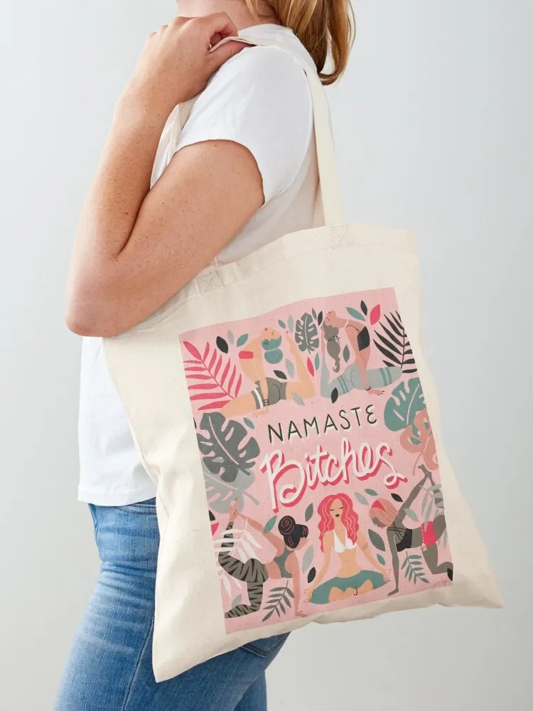 

Namaste, B*tches – Pink Palette Tote Bag Cloth bags shopper bags for women Women bags for women