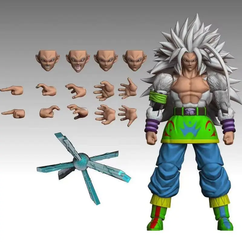 

Black Hole Dragon Ball Anime Action Figure Shf Super Saiyan 5 Ssj5 Son Goku Son Gohan White Hair Son Goku Collection Model