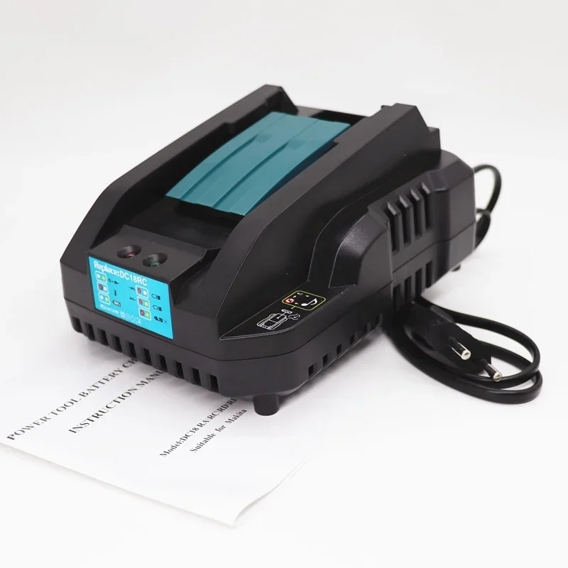 Li-ion 3A Battery Charger for Makita 18V 14.4V BL1860 BL1850 BL1840 BL1830 BL1820 BL1415 BL1440 DC18RC Replace Lithium Converter