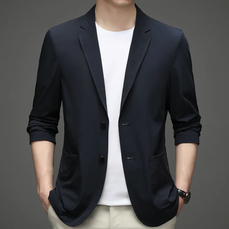 C1241-Men's loose fitting summer customized suit, casual