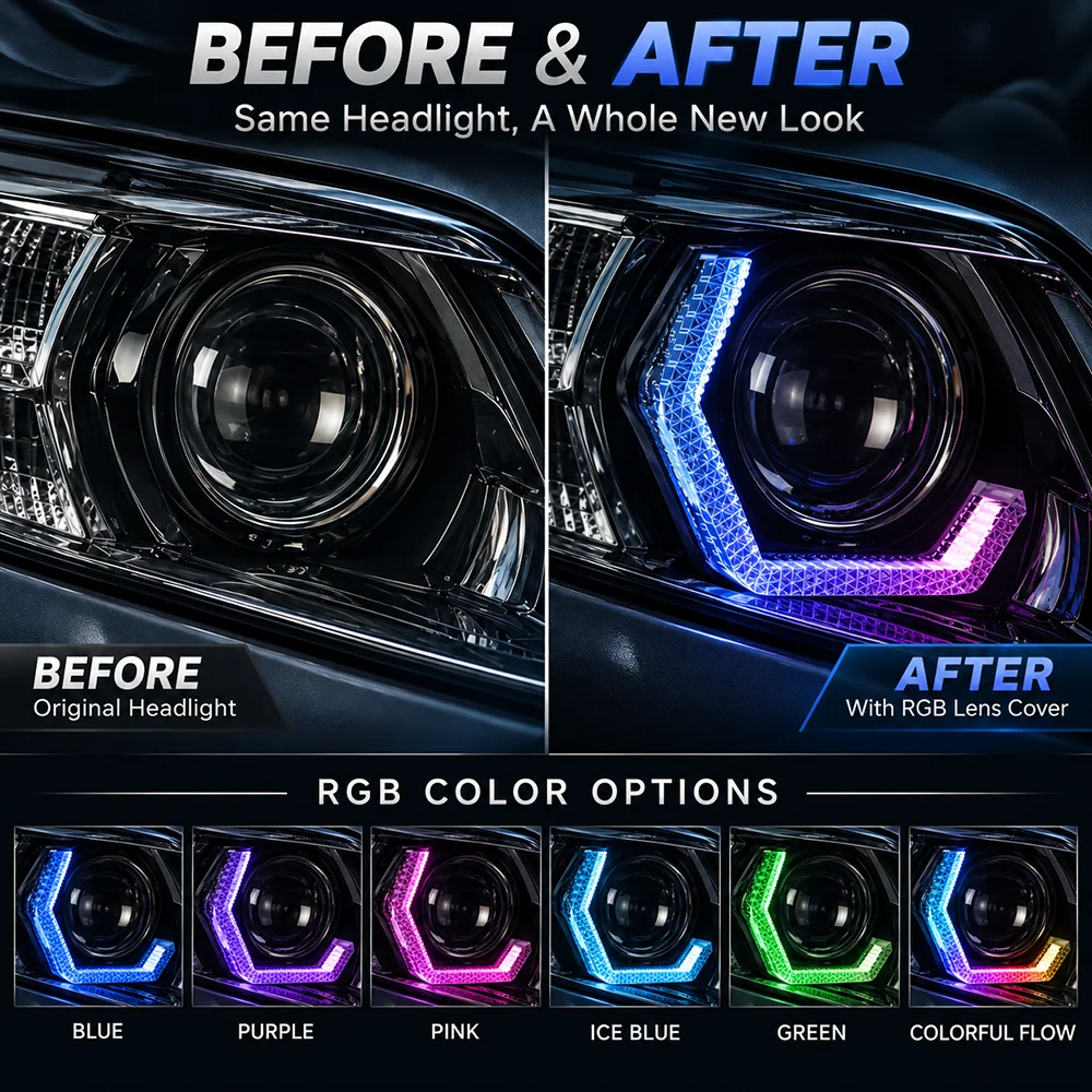 Lampu Proyektor Bi-LED RGB 2