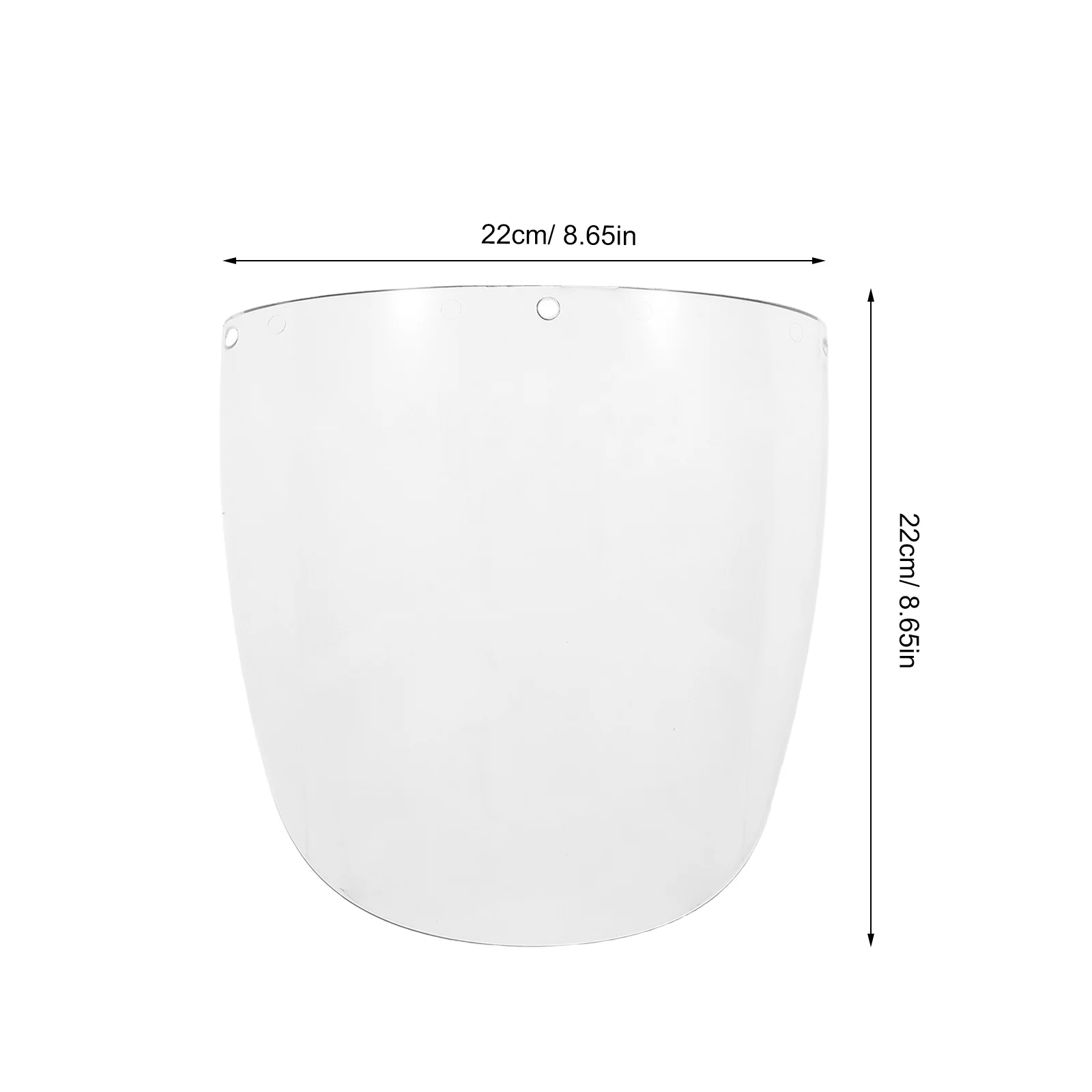 قطعتان من عدسات بديلة لقناع الوجه للحام الشفاف لدرع أمان الطحن الكهربائي مع غطاء واقٍ شفاف #2