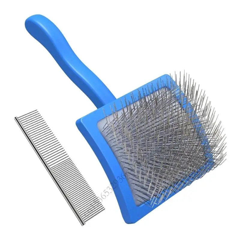 K43D Đa năng chăm sóc thú cưng chải chuốt để loại bỏ các nút tóc abs pet slicker Brush cho chó nhỏ mèo thỏ