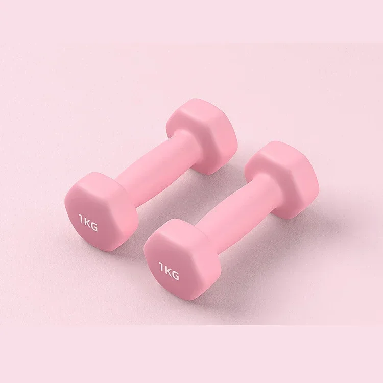 Wholesale Dumbbell Ladies Dumbbell 1-10kg Household Fitness Equipment Lifting Pvc Hexagonal Dumbbell Female