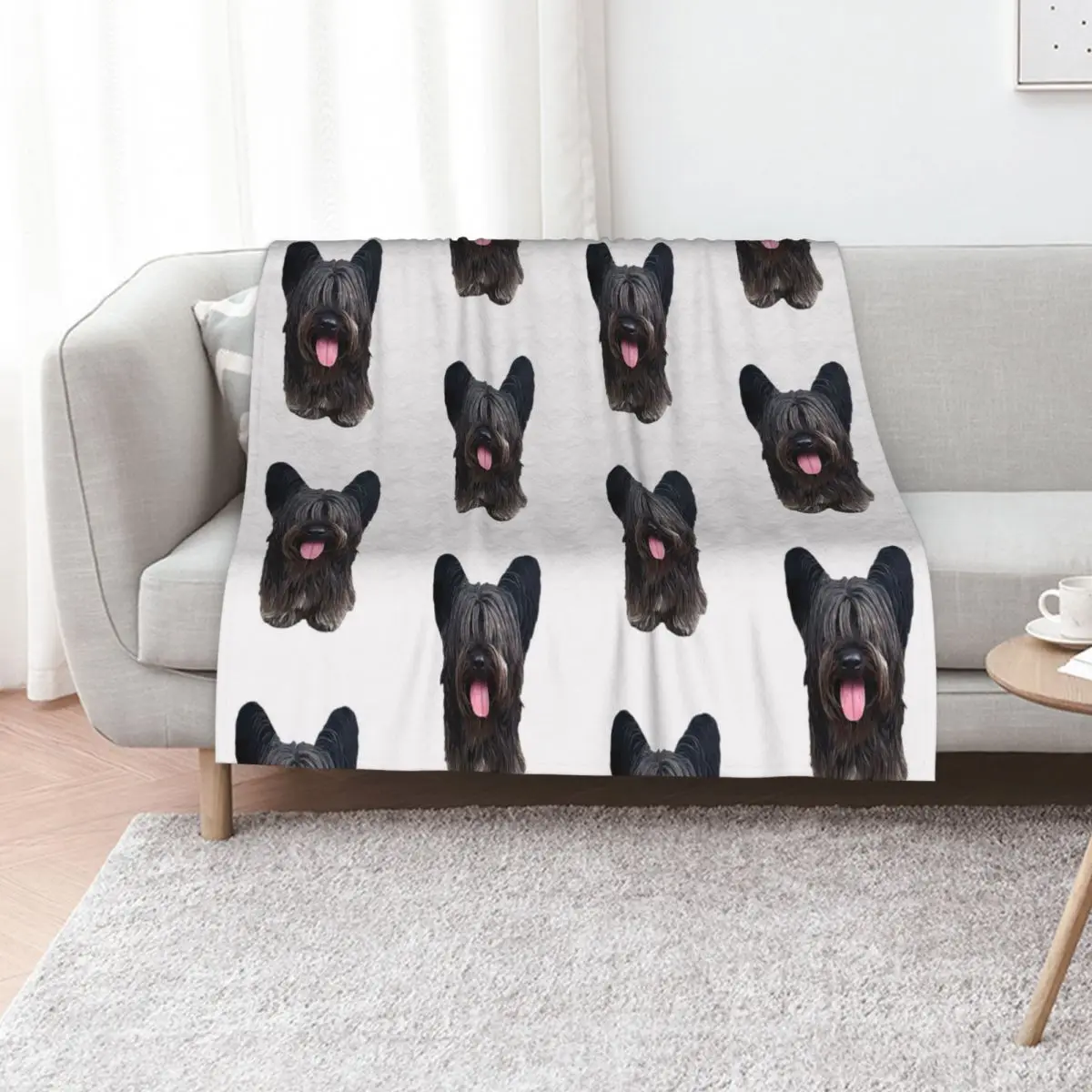 Skye Terrier Throw Blanket anime Beach Decorative Throw For Sofa Thin Soft Big Fashion Sofas Blankets