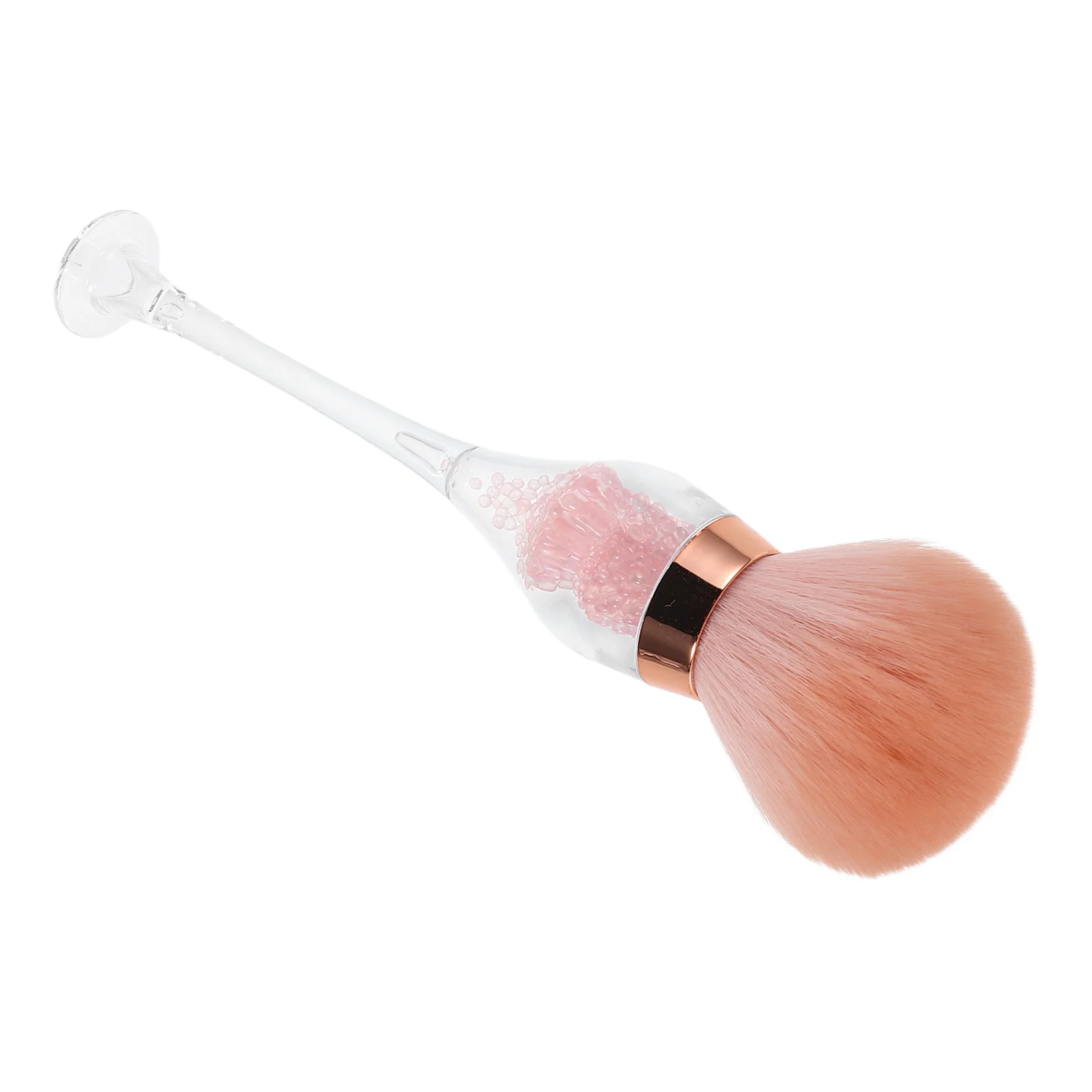 

Nail Dust Cleaner Brush Soft Bristle Long Handle For Acrylic Uv Gel Nail Art Makeup Tools Portable Blush Brush
