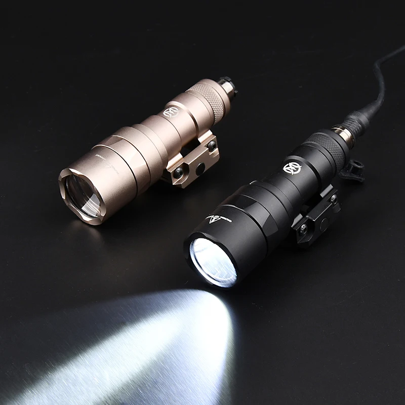 Tactical Metal M300 M300C MINI Scout Gun Light White LED 510 Lumens Outdoor Rifle Hunting Flashlight Arme Lanterna Fit 20mm Rai