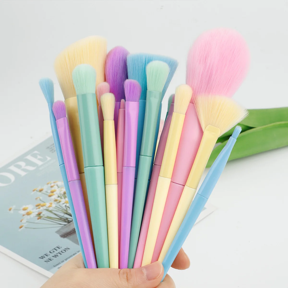 17 色マルチカラーメイクブラシカラーブラシメイクブラシセットメイクツールフルセット