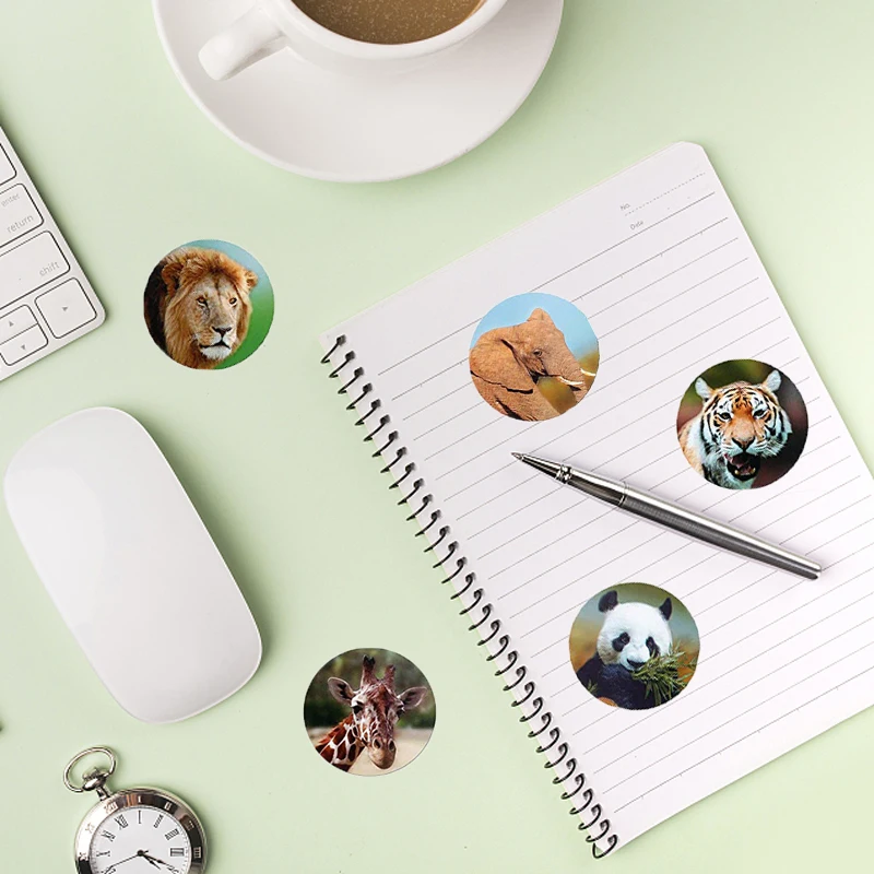 100-500 Chiếc Mèo Đáng Yêu Dán Niêm Phong Nhãn Phần Thưởng Miếng Dán Kính Cường Lực Cho Giáo Viên Trường Dễ Thương Trẻ Em Văn Phòng Phẩm Miếng Dán Tặng trang Trí