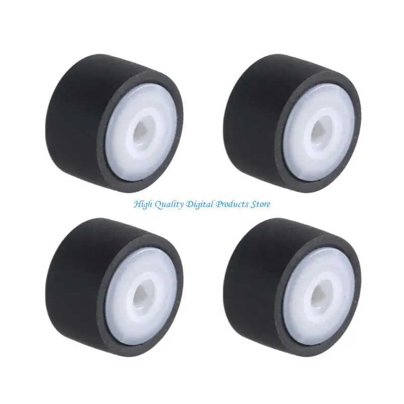 U2JE 4pcs Bearing Wheel Casettes Tape Belt Pulley Pinch Roller for Dvds Drive Cassett