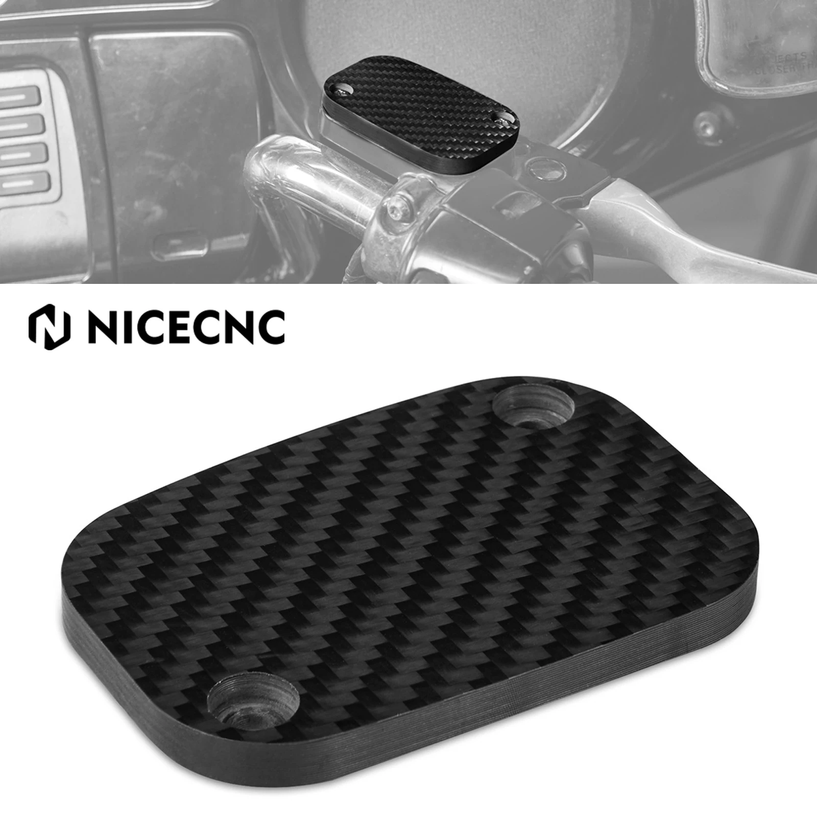 

Front Brake Master Cylinder Cover Cap For Harley Road Glide Street Glide Special Road King Electra Glide Ultra Limited Tri Glide