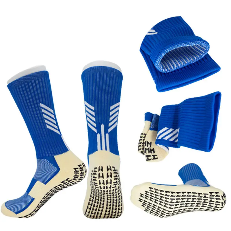 Anti Slip Soccer Socks Adults Youths Kids Good Quality Athletics Sports Grip Sock Non Slip Football  Hockey Socks Extra Size