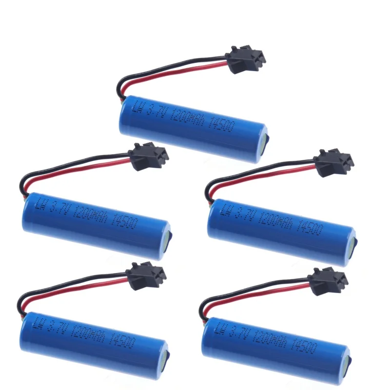 Batería lipo Original de 3,7 v y 1200mah para coche teledirigido JJRC C2 D828, piezas de coche teledirigido 14500 SM-2P, accesorios para juguetes