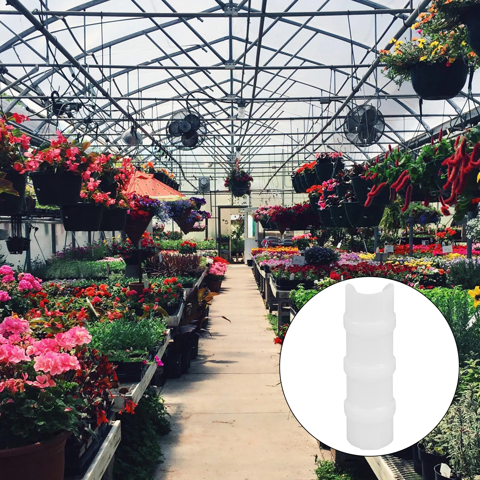 

Greenhouse Shelter Clip Film Pressing Tube Buckle Garden Accessories Button for