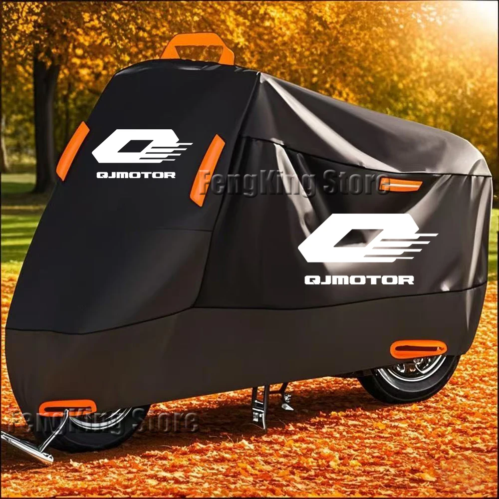 Motorcycle Cover Waterproof Outdoor UV Protector Cover for QJMOTO QJ SRT 800 800X 800SX SVT 650 X SRT700 SRT 800 700 650 550