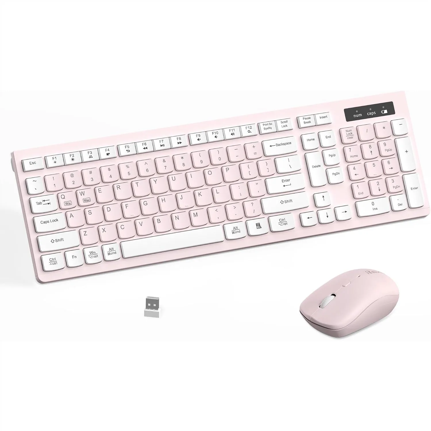 Wireless Keyboard Mouse Combo 2.4G Full Sized Set