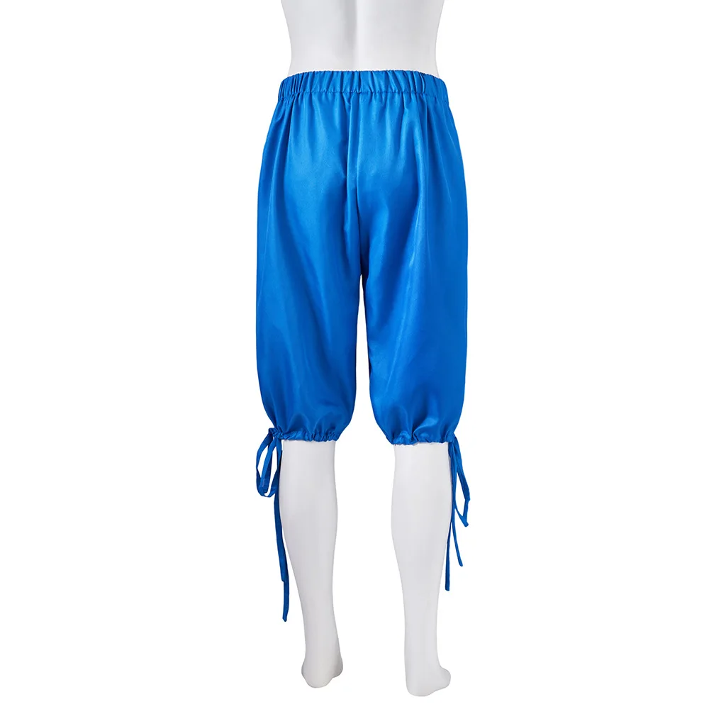 Calça pirata para homens, renascimento medieval, fantasia cosplay, calças soltas, cavaleiro camponês, náufrago, bloomers, calças