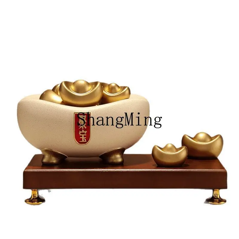 

PYH office ingots cornucopia ornaments attract wealth gathering living room prosperous house entrance decoration