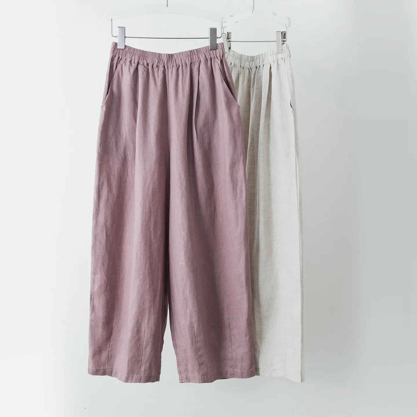 

Dave&di Literary Loose Pants Washed With Hanma Wide Legs Versatile And Slimming Casual 9-inch Long Carrot Pants