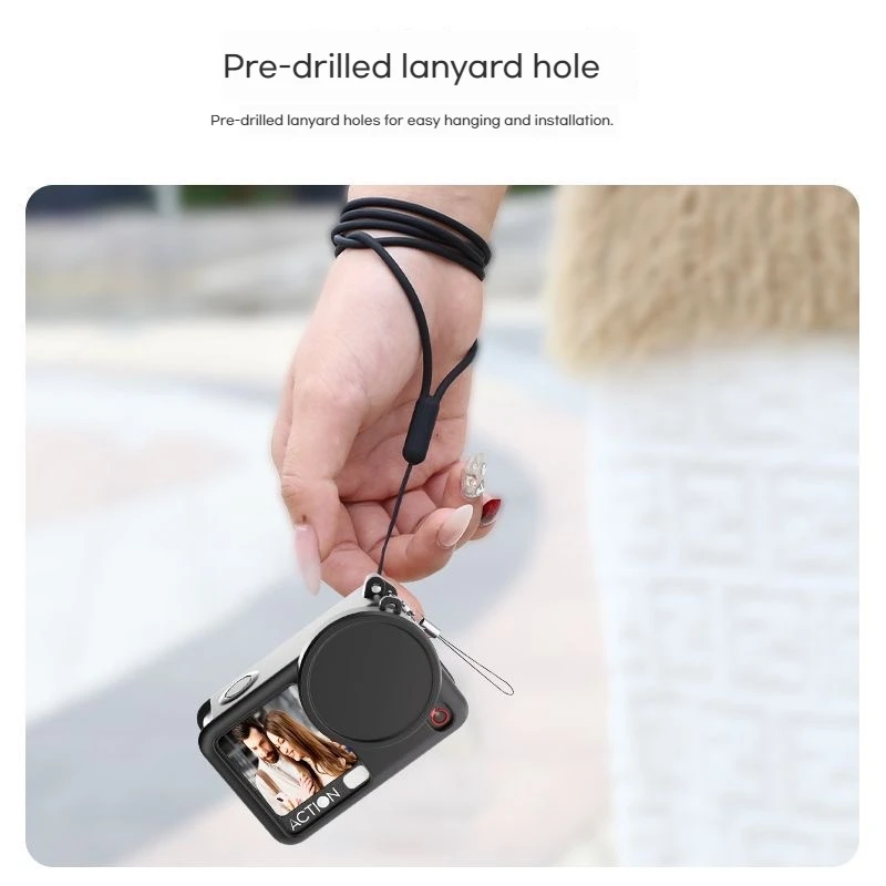 Silicone case For DJI Osmo Action 6 storage bag handheld selfie stick tempered film For DJI Osmo Action 6 camera accessories