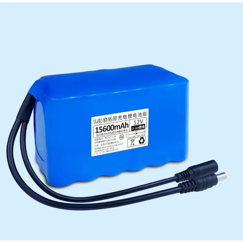 12V 18650 Rechargeable Li-ion Battery Pack Large Capacity For Smart Car, LED Lights, Router, ONU, Bar Lights