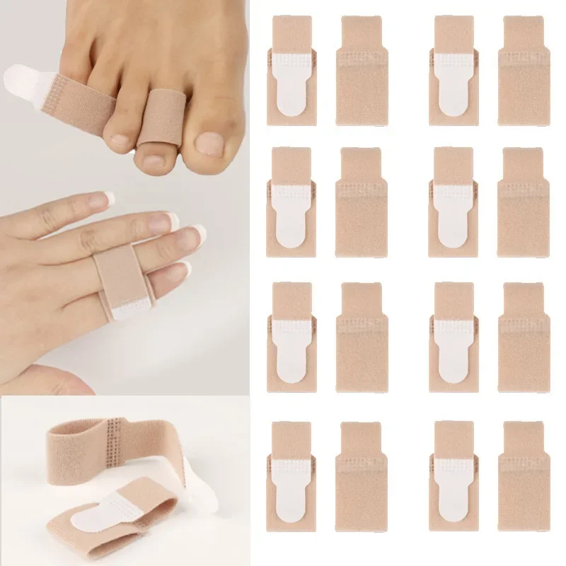 1Pcs Toe Finger Straightener Hammer Toe Tape Hallux Valgus Corrector BandageToe Separator Splint Wraps Foot Care Supplies New