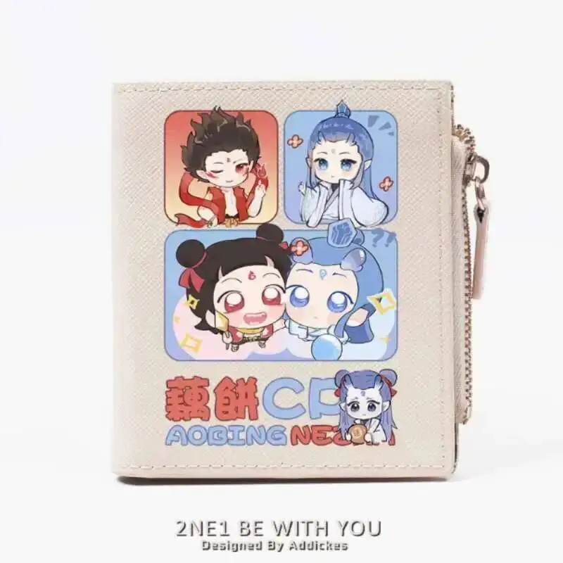 

Ne Zha Ao Bing модный кошелек из искусственной кожи кошелек для карт монета на молнии сумка для денег косплей подарок B2111 аниме