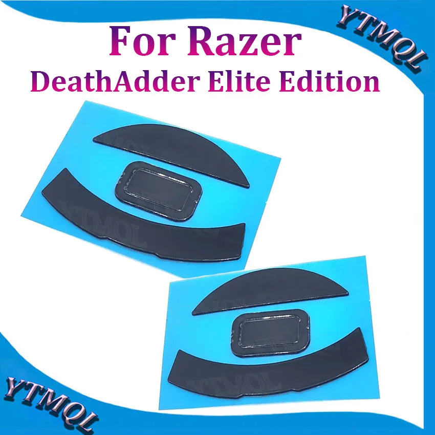 2-10set Mouse Feet Skates Pads For Razer DeathAdder Elite Edition wireless Mouse White Black Anti skid sticker replacement