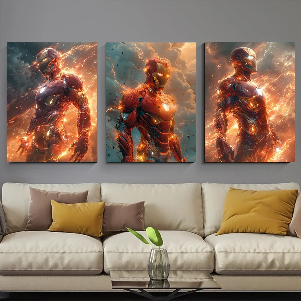 5D DIY Marvel Iron Man Diamond Painting Kit Diamonds Painting Sticker Rhinestones Embroidery Handmade Mosaic Art Home Decor