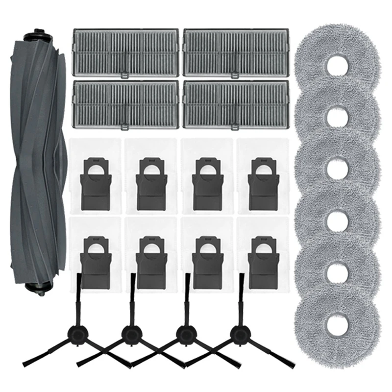 

For Dreame X30 Pro Plus/X30 Pro Ultra Robot Vacuum Cleaner Replacement Spare Parts Main Side Brush Filter Mop Rag Dust Bag