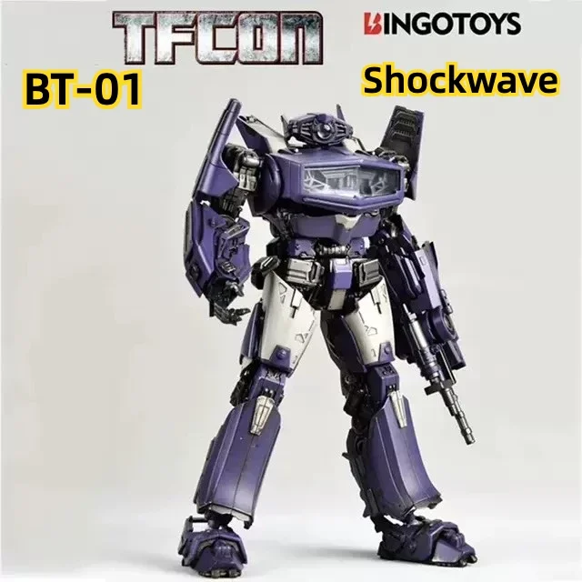 

【IN STOCK】Transformation BINGOTOYS BT-01 BT01 Silencer Shockwave Shockblast Action Figure Robot Toy