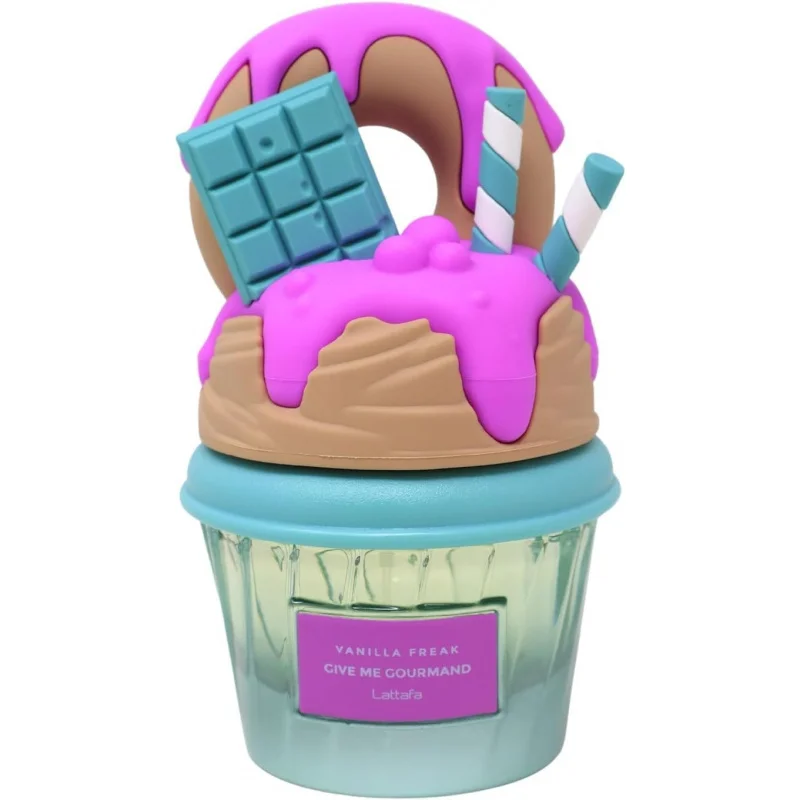 Lattafa Vanilla Freak Eau de Parfum, Give me Gourmand Collection, Unisex, Spray Form, 75ml, Vanilla Caramel Scent, Woody Notes