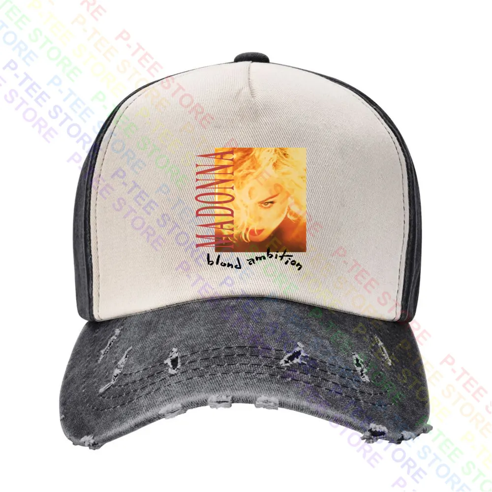 1990 Madonna Blonde Ambition Concert Baseball Cap Snapback Caps Knitted Bucket Hat