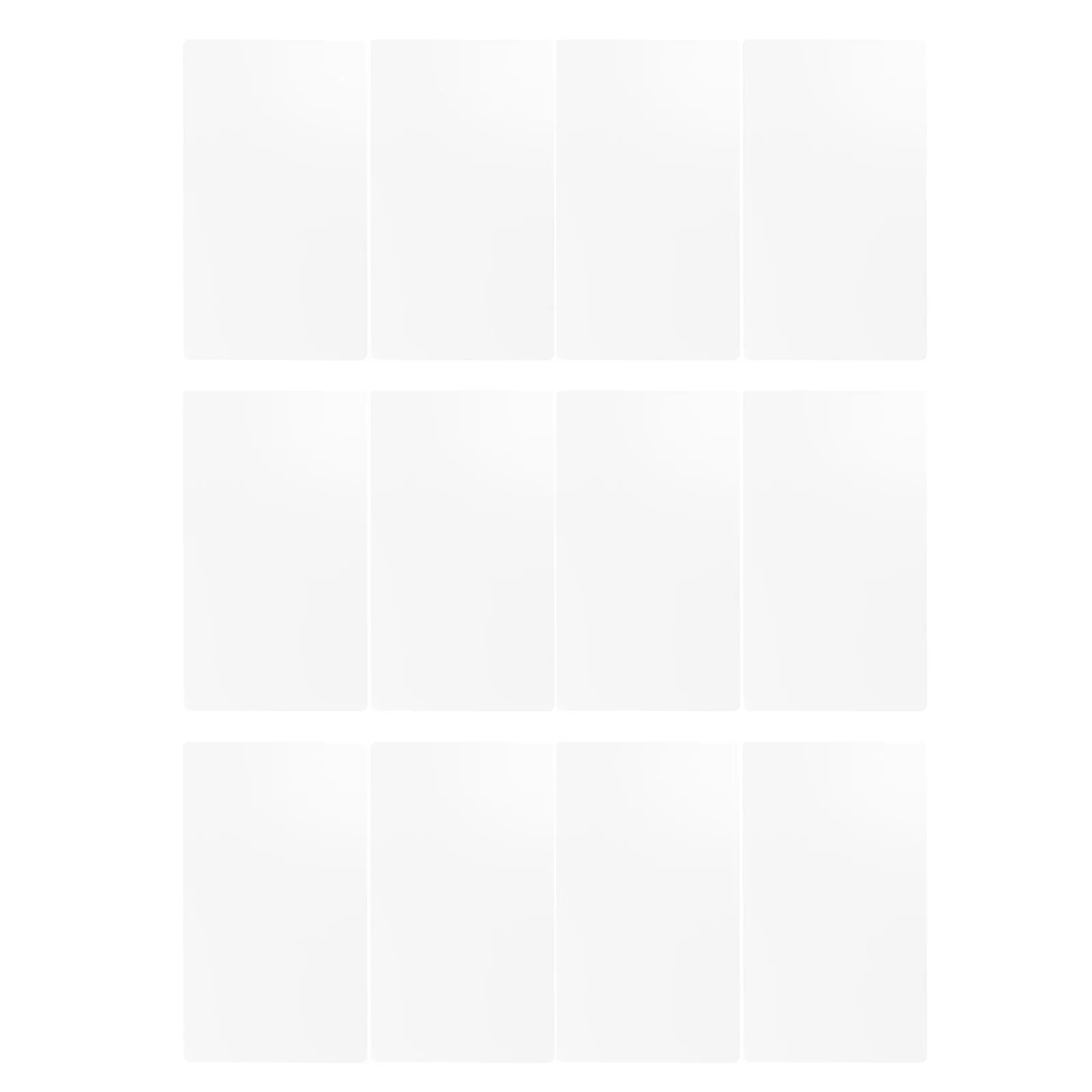 

12Pcs Clear Transparent Drawing Board 3D Pen Mat 20x14cm PVC Copying Sheets DIY Art Template for Children's Creative Projects