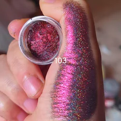Rainbow MultiChrome Eyeshadow Powder 0.2g Eyeshadow Rainbow Eyeshadow Powder Glitter Shining Glitter Color Shift Eyeshadow Women
