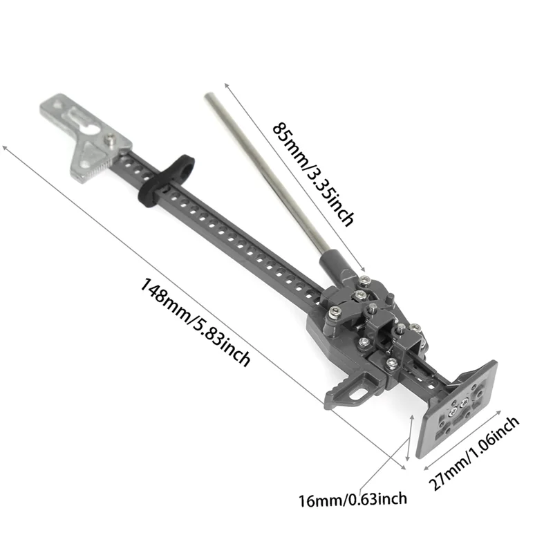 Pólo de escalada de elevação ajustável para atualização de carro RC para 1/10 Z-S1774 W214 RC Acessórios para carro Red-Y44A