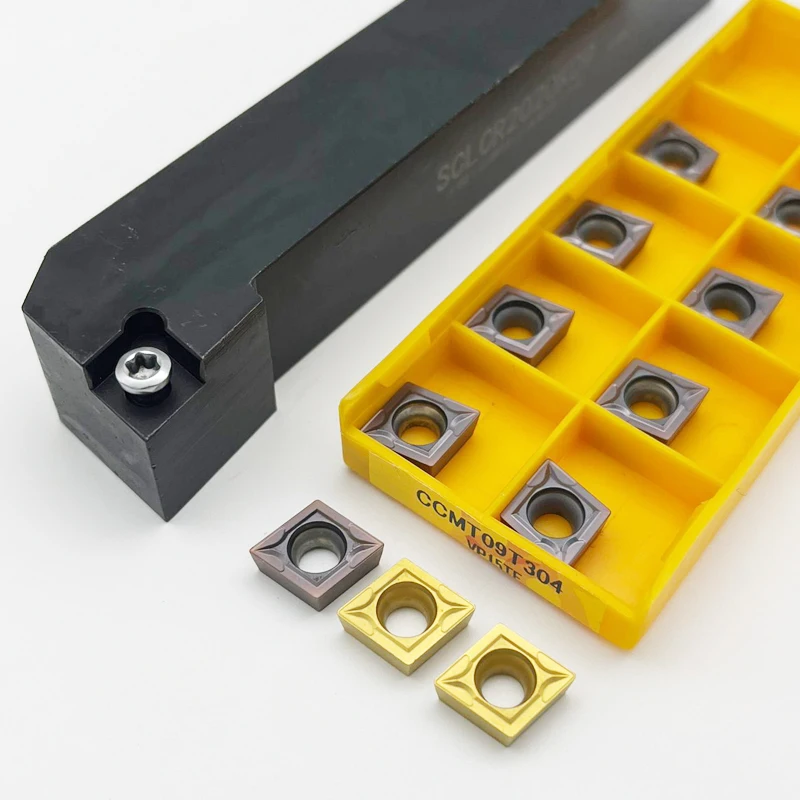 

SCLCR1212H09 SCLCR1616H09 SCLCR2020K09 SCLCR2525M09 Цилиндрический держатель токарных инструментов CCMT09T304 CCMT09T308 Набор твердосплавных лезвий CCMT