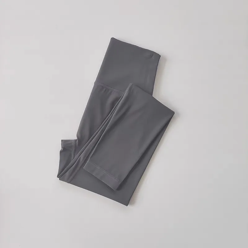 Hohe Taille, Hüftheben, Yogahose, Damen, Sport-Fitnesshose mit Taschen, Nude Feel Fitness-Ausrüstung – Detail 17
