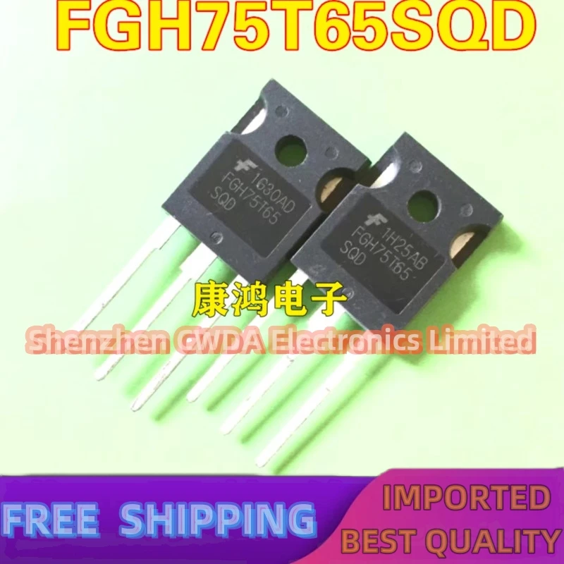 10PCS-20PCS   FGH75T65SHD FGH75T65SQD TO-247 IGBT 75A 650V In Stock Can Be Purchased