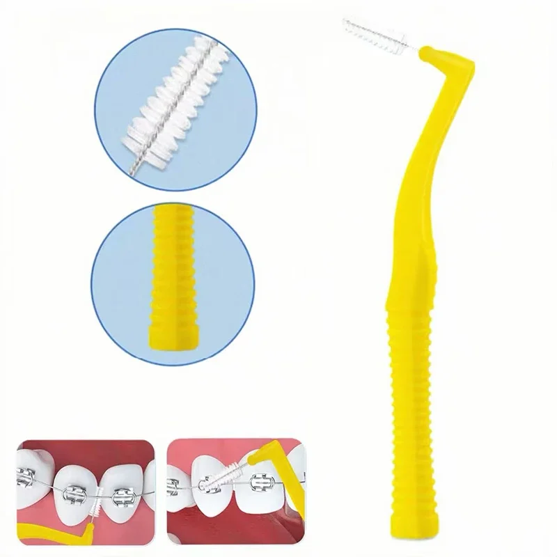 Dental Cleaning Care Kits Orthodontic Oral Care Foldable Brush Interdental Brush Ortho Wax Hygiene