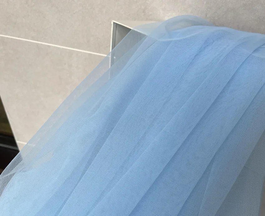 Purple Light Pink Champagne Super Soft and Close Fitted Gauze Dress Skirt Draping Fabric for Wedding Cloth Fabric