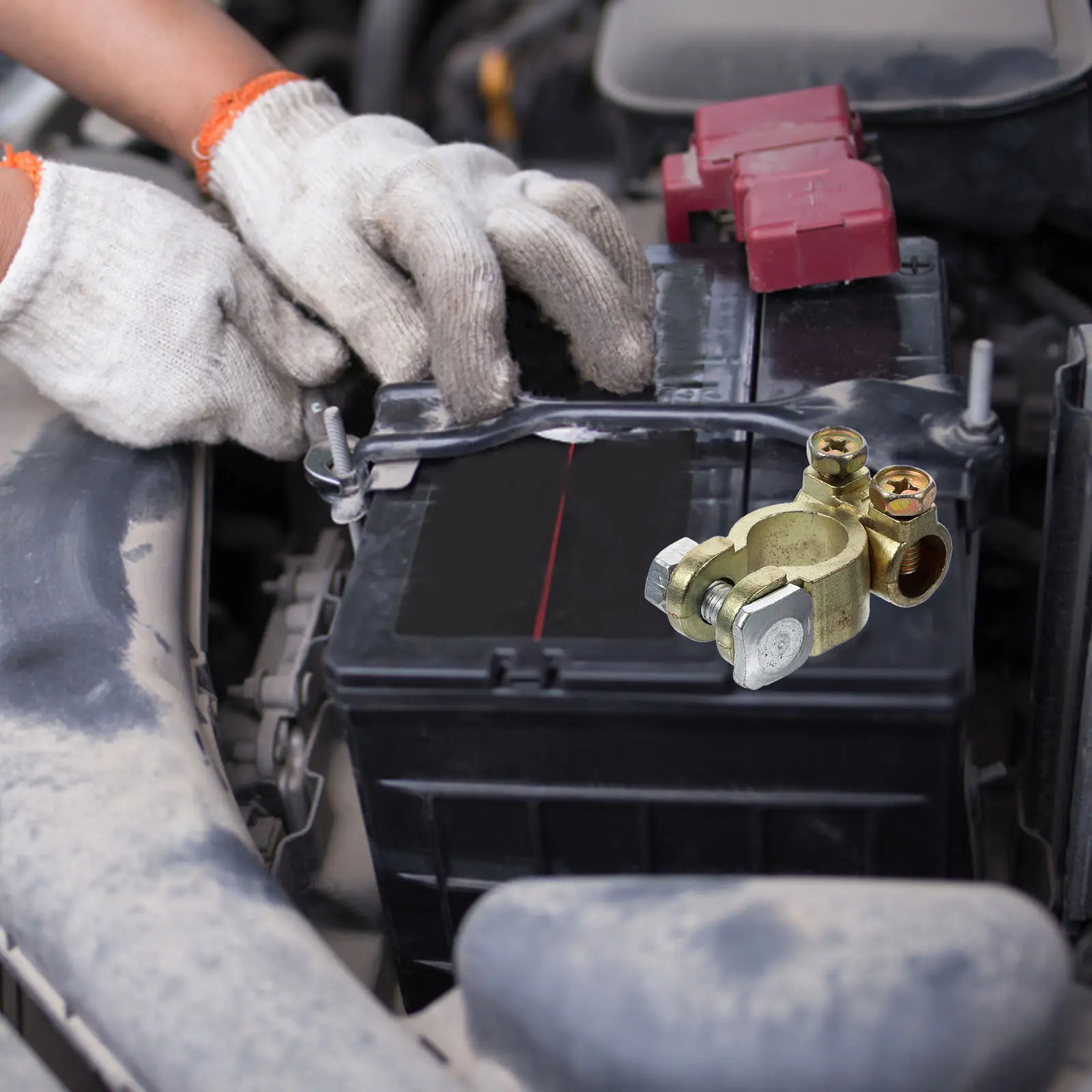 

2 шт. автомобильных зажимных разъемов для кабелей, универсальные, плюсовые и минусовые, устойчивые к коррозии, высококачественные