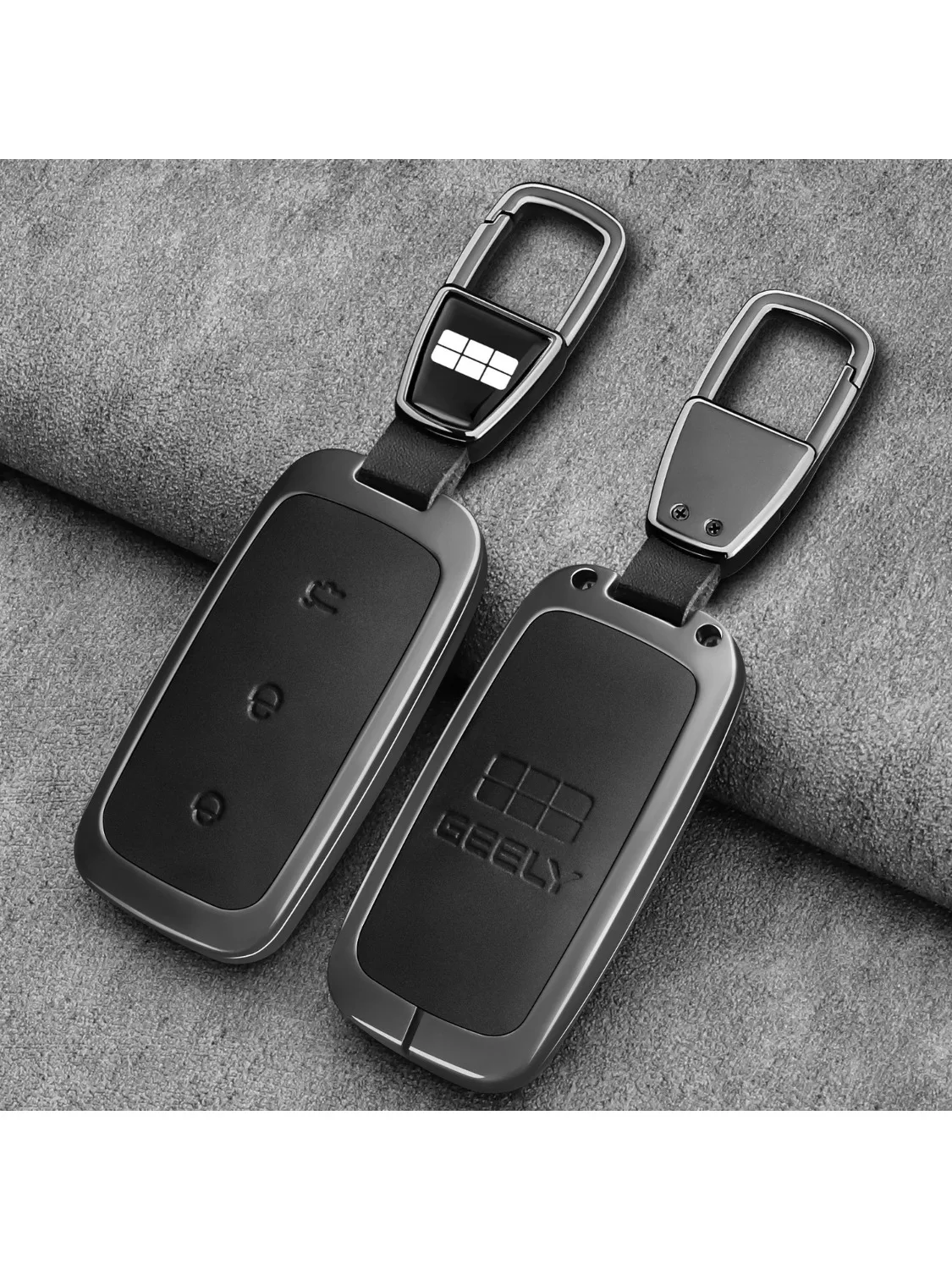 Etui na kluczyk Geely Starray EM-i Galaxy EX5 2024 2026, inteligentny futerał na kluczyk, metalowa osłona zabezpieczająca kluczyk ze stopu cynku — 2