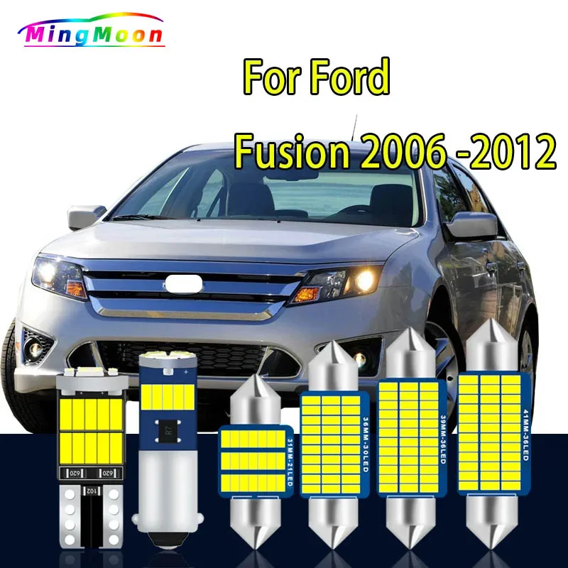 Canbus For Ford Fusion 2006 2007 2008 2009 2010 2011 2012 Vehicle LED Interior Light Kit Map Dome Trunk License Plate Lamp